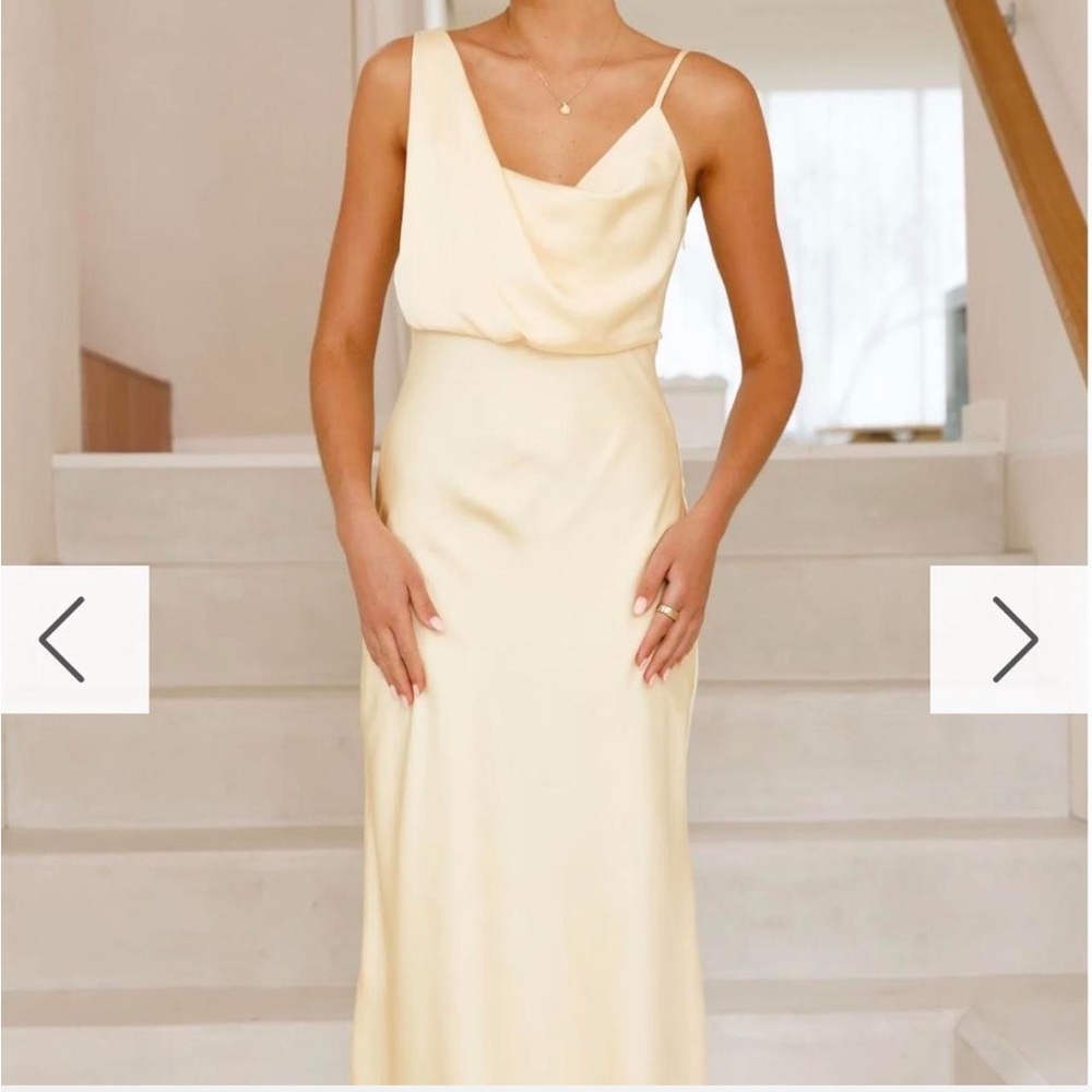 Chic Light Yellow Dress